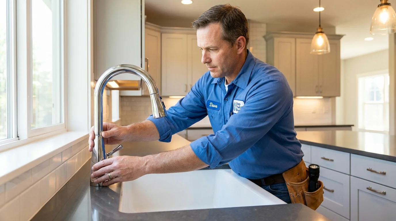Kitchen faucet installation by Johns Plumbing LLC in Sabana Hoyos