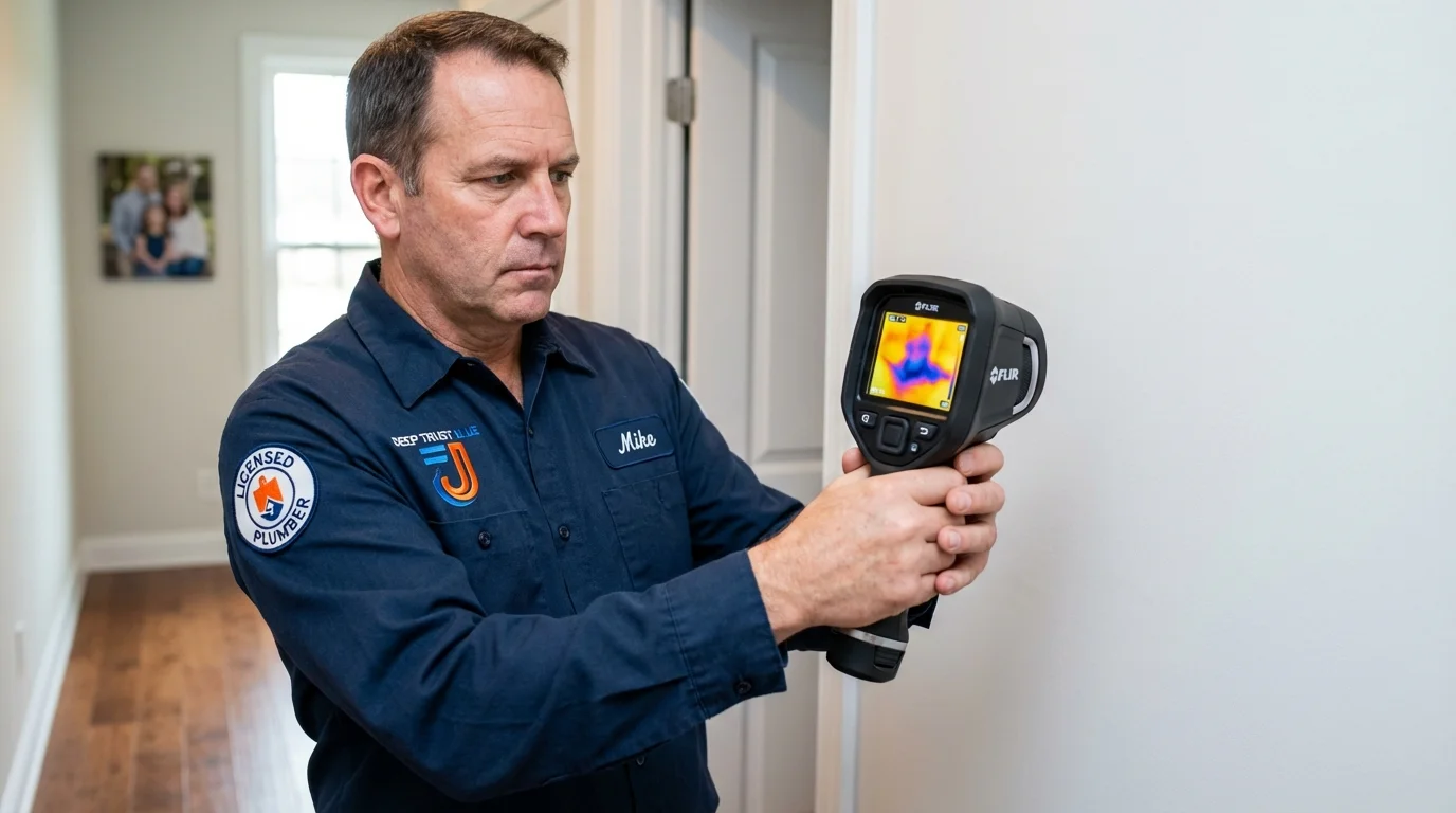 Thermal imaging leak detection by Johns Plumbing LLC in Sabana Hoyos